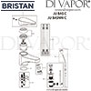 Bristan Jute Basin Mixer Pop-Up Waste Spares